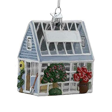 Kurt Adler Noble Gems 325 Greenhouse Ornament Multi