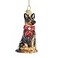Kurt S. Kurt S Adler Noble Gems German Shepherd Glass Ornament Christmas