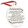 ChalkTalkSPORTS Hockey Round Ceramic Ornament Jingle All The Way