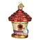 Old World Christmas Charming Birdhouse Glass Blown Ornament for Christmas Tree Handcrafted Holiday Decoration Birdhouse Collection