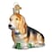 Old World Christmas Dog Collection Glass Blown Ornaments for Christmas Tree Basset Hound 15 x 3