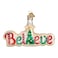 Old World Christmas Believe Glass Blown Ornament for Christmas Tree Handcrafted Holiday Decoration Holiday Collection