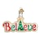 Old World Christmas Believe Glass Blown Ornament for Christmas Tree Handcrafted Holiday Decoration Holiday Collection
