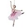 Kurt Adler Sugar Plum Ballerina Christmas Ornament