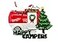 Kurt Adler Happy Campers Caravan Christmas Ornament Red