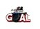 Kurt S. Goal Ice Skates Hockey Stick and Puck Christmas Tree Ornament Sports C9298 New