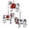 Country Marketplace Resin Christmas Cow Ornament 3 Assorted