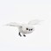 Kurt Adler Plush White Flying Owl Ornament