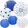 The Dreidel Hanukkah Hanging Ball Lanterns Ornaments 6 Piece Hanukkah Decorations Single