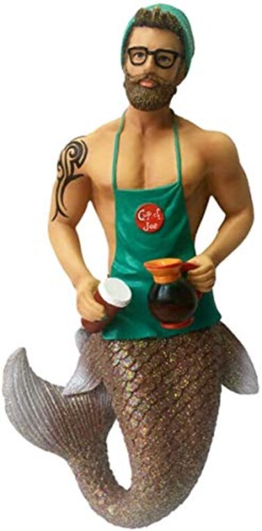 December Diamonds Merman Ornament Java Joe