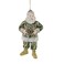 Kurt Adler Resin Ornament for Christmas Tree Camouflage Military Santa