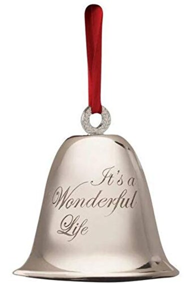 Westmon Works Its a Wonderful Life Bell Christmas Decoration Souvenir Keepsake Ornament in a Bedford Falls Gift Box