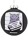 Tree Buddees Hilarious Cat Mugshot Knocked Down The Xmas Tree Funny Glass Christmas Ornament