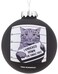 Tree Buddees Hilarious Cat Mugshot Knocked Down The Xmas Tree Funny Glass Christmas Ornament