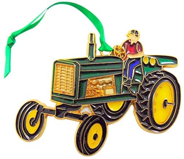 Westmon Works Tractor Ornament Farmer Christmas Tree Home Decoration Holiday Decor