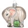 Old World Christmas Baby Elephant Glass Blown Ornament for Christmas Tree Handcrafted Holiday Decoration Animals Collection