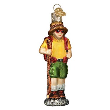 Old World Christmas Hiker Glass Blown Ornaments for Christmas Tree