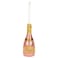 RAZ Imports Raz 4052892 Christmas Catalog Rose Sparkling Wine Hanging Ornament 6inch Height Glass