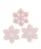 Kurt S. Kurt S Adler Claydough Christmas Tree Ornaments Holiday Decoration Gingerbread Peppermint Candy 45 Set of 3 Pink White Snowflake Claydough Cookie Ornaments Glitter Decoration T2877