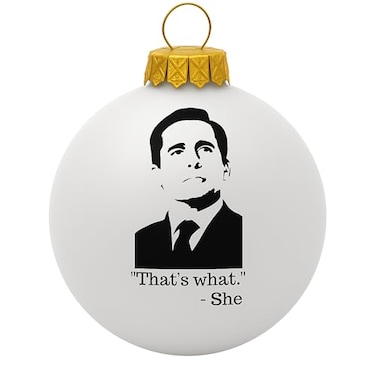 COOL AF The Office Ornament Thats What She Said Christmas Tree Ornament The Office Merchandise for Men and Women