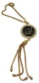 Al-Ameen Muslim Car Mirror Hanging Ornament with Hanging Chain AMN253 Allah Muhammad Names Islam Crystal Round Metal Pendant Arabic Calligraphy Eid Ramadan Muslim Gift