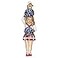 Old World Christmas Cheerleader Glass Blown Ornament for Christmas Tree Handcrafted Holiday Decoration Sport Collection