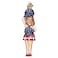 Old World Christmas Cheerleader Glass Blown Ornament for Christmas Tree Handcrafted Holiday Decoration Sport Collection
