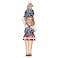 Old World Christmas Cheerleader Glass Blown Ornament for Christmas Tree Handcrafted Holiday Decoration Sport Collection