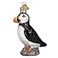 Old World Christmas Puffin Glass Blown Ornament for Christmas Tree Handcrafted Holiday Decoration Wildlife Animal Collection