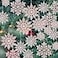 GuassLee 36 Pack Plastic Rose Gold Snowflake Ornaments Christmas Winter Decorations Hanging Snowflake Decorations for Winter Wonderland Christmas Tree