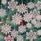 GuassLee 36 Pack Plastic Rose Gold Snowflake Ornaments Christmas Winter Decorations Hanging Snowflake Decorations for Winter Wonderland Christmas Tree