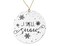 Hao East KrysDesigns I Smell Snow Ornament Porcelain Christmas Holiday Decoration Present White