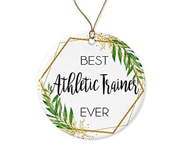 WolfeDesignPDD Athletic Trainer Christmas Ornament Gift for Best Athletic Trainer Printed on Both Sides