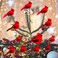 Berfutall Cardinal Clip On Christmas Tree Ornament Decorations Red Feathers Set of 12 Pieces Each is 28 LonA