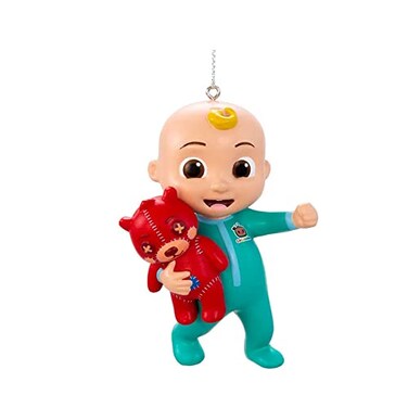 Kurt S. Kurt S Adler Cocomelon Blow Mold Christmas Ornament Baby JJ Character with Teddy Bear Holiday Decoration 35in