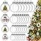 Macarrie 32 Pcs Clear Plastic Fillable Ornament Balls 2236276315 Inch Clear Plastic Christmas Ball Ornaments for DIY Crafts Christmas Tree Decor