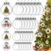 Macarrie 32 Pcs Clear Plastic Fillable Ornament Balls 2236276315 Inch Clear Plastic Christmas Ball Ornaments for DIY Crafts Christmas Tree Decor