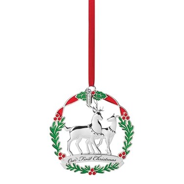 Lenox 894470 2023 Our 1st Christmas Tree Ornament Deer