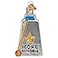Old World Christmas Cowbell Glass Blown Ornament for Christmas Tree Handcrafted Holiday Decoration Western Collection
