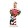 Old World Christmas North Pole Glass Blown Ornament for Christmas Tree Handcrafted Holiday Decoration Landmark Collection