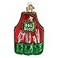 Old World Christmas BBQ Apron Glass Blown Ornament for Christmas Tree Handcrafted Holiday Decoration Kitchen Collection