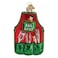 Old World Christmas BBQ Apron Glass Blown Ornament for Christmas Tree Handcrafted Holiday Decoration Kitchen Collection