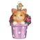 Old World Christmas Kitten in Flower Pot Glass Blown Ornament for Christmas Tree Handcrafted Holiday Decoration Cat Collection