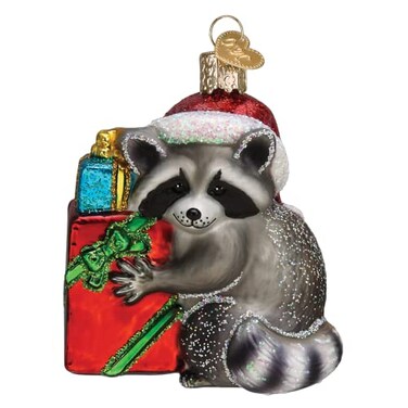 Old World Christmas Bandit Raccoon Ornament