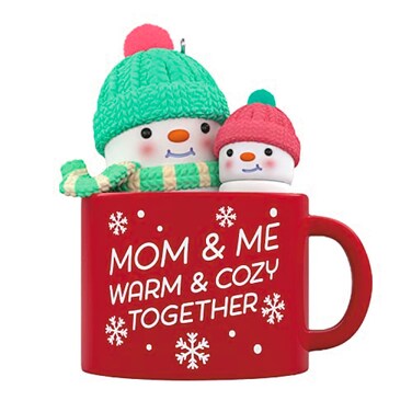 Hallmark Keepsake Christmas Ornament 2023 Mom Me Hot Cocoa Mug Family Gifts