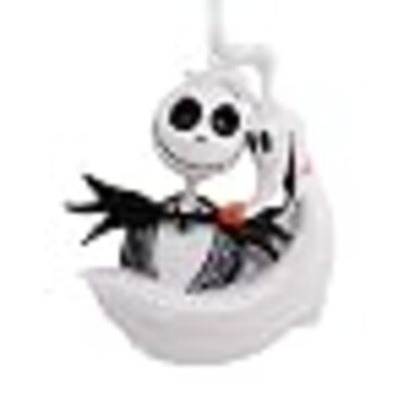 Hallmark Disney Tim Burtons The Nightmare Before Christmas Jack Skellington and Zero Christmas Ornament