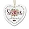 Kilyhome Ceramic Christmas Ornament Sisterhood Gift Best Present for Sisters 2023 Christmas Decoration