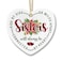 Kilyhome Ceramic Christmas Ornament Sisterhood Gift Best Present for Sisters 2023 Christmas Decoration