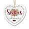 Kilyhome Ceramic Christmas Ornament Sisterhood Gift Best Present for Sisters 2023 Christmas Decoration
