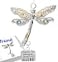 elskandi Dragonfly Friend Ornaments for Women Friendship Dragonfly Gift for Friends Christmas Ornament Birthdays Everyday